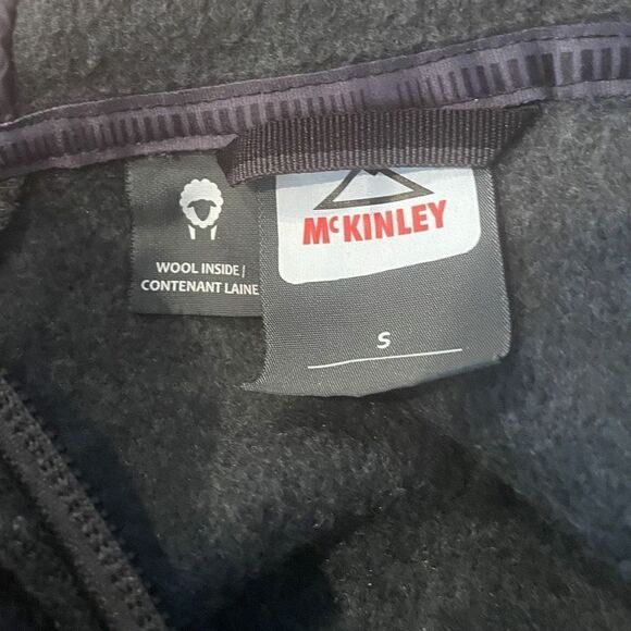 McKinley Men’s Wool Blend Hooded Puffer Jacket - Picture 3 of 4